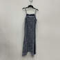 NWT Womens Blue Spaghetti Strap Sleeveless Fashionable Tank Dress Size L image number 2