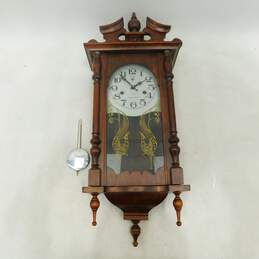 Vintage Polaris 31 Day Wood Wall Clock