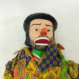 Vintage Juro Novelty Emmett Kelly Jr. Ventriloquist Talking Clown Hobo Doll alternative image