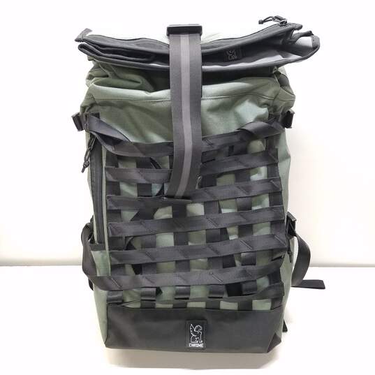 Chrome Industries Barrage Freight 15 Inch Roll Backpack Army Green image number 1