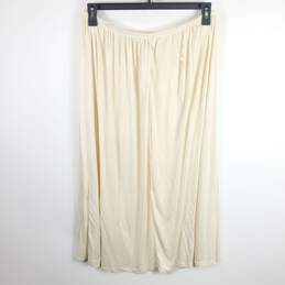 Mancyfit Women Ivory Midi Flare Skirt XXL NWT alternative image