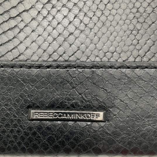 Rebecca Minkoff Womens Black Leather Inner Pocket Clutch Wallet Handbag image number 3