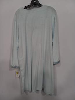 Miss Elaine Women's Blue Full Zip Terry Cloth House Robe Size 3X - NWT alternative image