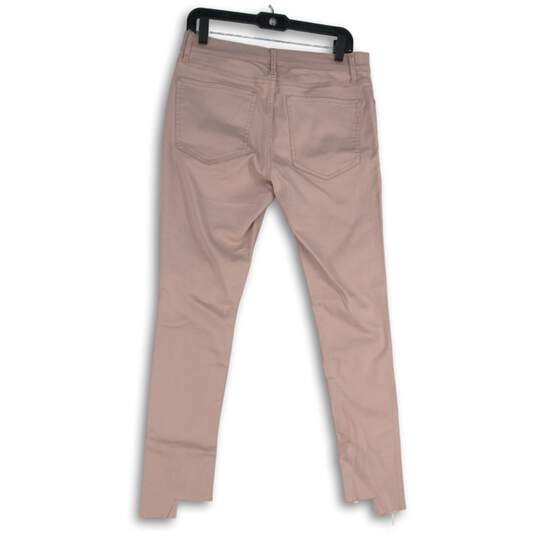 NWT Express Womens Pink 5-Pocket Design Boyfriend Jeans Size 10 image number 2