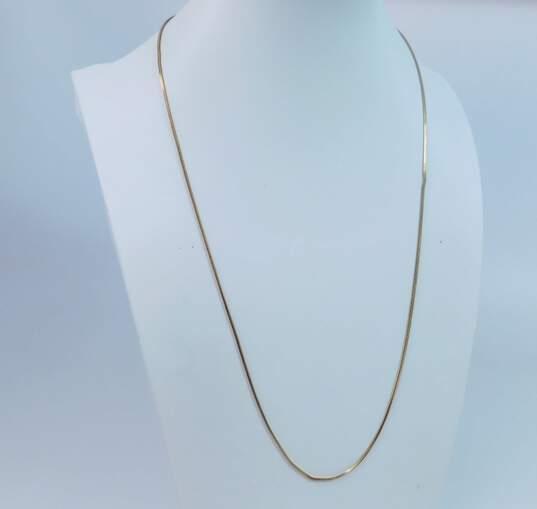 Fancy 14k Yellow Gold Chain Necklace 5.1g image number 1