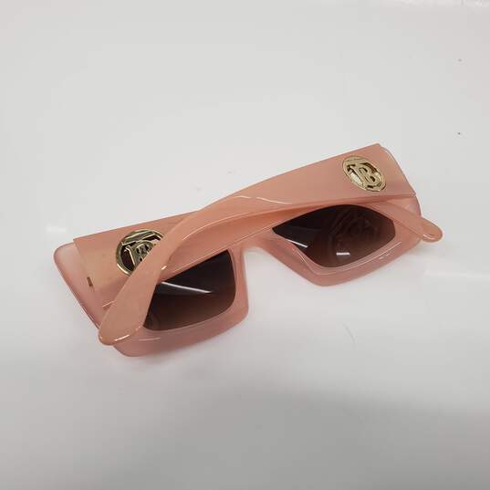 Burberry Daisy Frosted Pink Chunky Cat Eye Sunglasses BE4344 w/COA image number 8