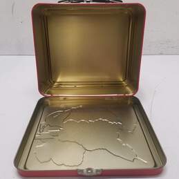 Vintage 2000 Flash Gordon 3D Embossed Metal Tin Lunch Box alternative image