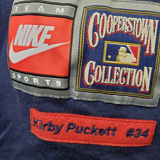 Nike Minnesota Twins Cooperstown Throwback Baseball Jersey Kirby Puckett image number 3