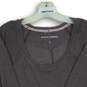 Womens Brown Raglan Sleeve Round Neck Pullover Blouse Top Size Small image number 3