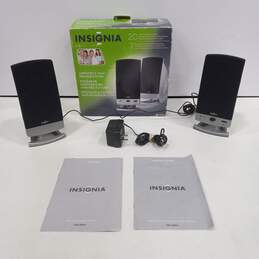 INSIGNIA Two Piece Computer Speaker System NS-2024 In Box