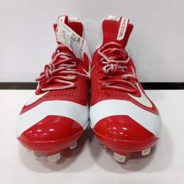Nike Air Huarache 2K Filth Elite Mid Men's Red and White Cleats Size 13 W/Tags
