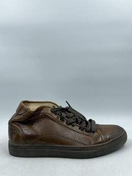 Authentic FRYE Justin Mid Brown Sneakers M 9.5