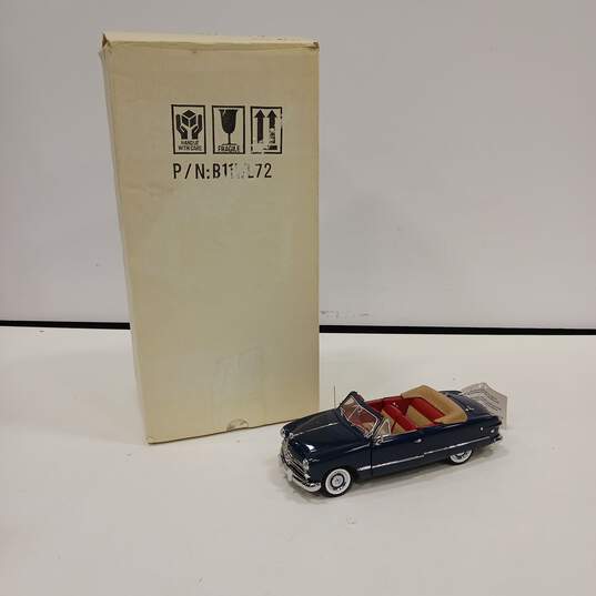 Franklin Mint 1949 Ford Convertible Die Cast Model in Box image number 1