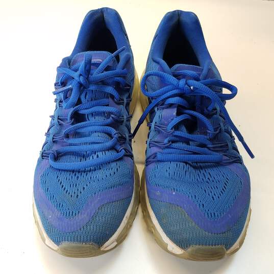 Nike Air Max 2015 GS Boy's Running Shoes Size 6.5Y Royal Blue 705457-402 Men size. 6-6.5 image number 8