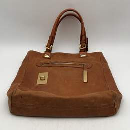 Michael Kors Womens Brown Double Handle Inner Pocket Tote Handbag Purse