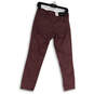 NWT Womens Purple Regular Fit Pockets Stretch Straight Leg Jeans Size 6 image number 2