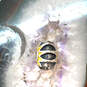 Designer Pandora S925 ALE Sterling Silver Yellow Enamel Beaded Charm image number 4