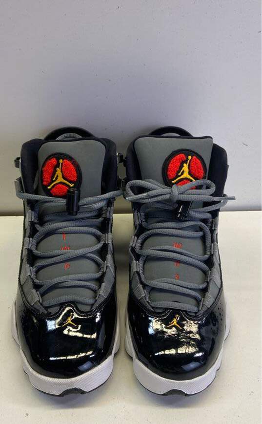 Nike Air Jordan 6 Rings Light Graphite Sneakers 323419-022 Size 6Y/7.5W image number 6