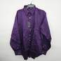 Purple Fitted Button Up Collared Shirt image number 1