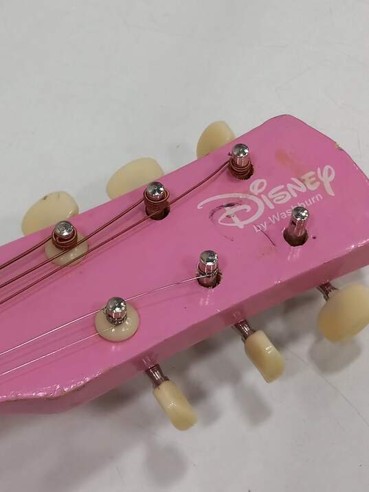 Disney by Washburn Childs Pink Acoustic Guitar image number 4