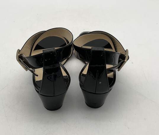Jimmy Choo Women's Black Patent Leather Size 36.5 Wedges image number 4