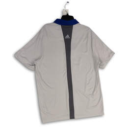 NWT Mens White Blue Climachill Stretch Short Sleeve Polo Shirt Size XL alternative image