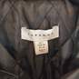 Top Shop Women B&W Faux Leather Bomber Jacket 12 NWT image number 3