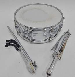 Coda Drums Brand 15.5 Inch Metal Snare Drum w/ Case and Stand alternative image
