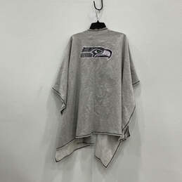NWT Womens Gray Seattle Seahawks NFL Open Front Cardigan Sweater One Size alternative image
