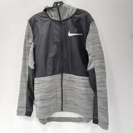 Nike Basketball Men's Full Zip Hooded Warm Up Jacket Size M