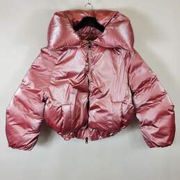 XUMU Women Pink Puffer Jacket One Size