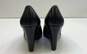 Tory Burch Leather Wedge Heels Black 5 image number 4