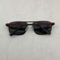 Guess Unisex Black Red Factory Smoke Mirror Navigator Square Sunglasses image number 4