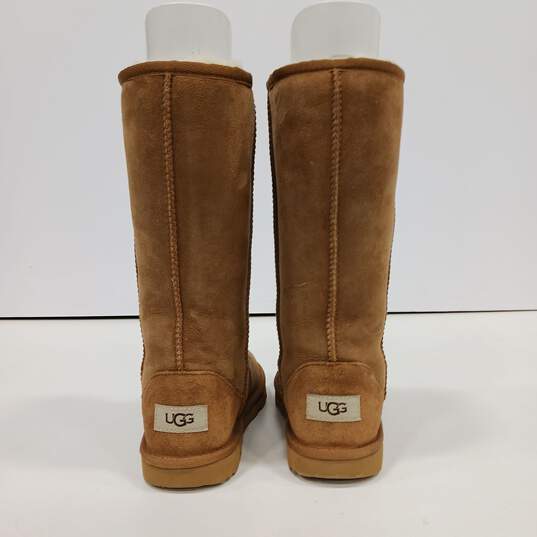 Ugg Classic Tall Tan Winter Boots Size 4 image number 5
