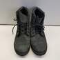 Timberland Black Nubuck Leather 6 Inch Boots Women's Size 7W image number 6