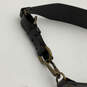NWT Womens Black Leather Lobster Clasp Adjustable Waist Belt Size Small image number 2