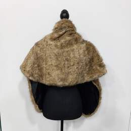Sissily Designs For Weddings And Events Brown And Black Faux Fur Stole/Shawl alternative image