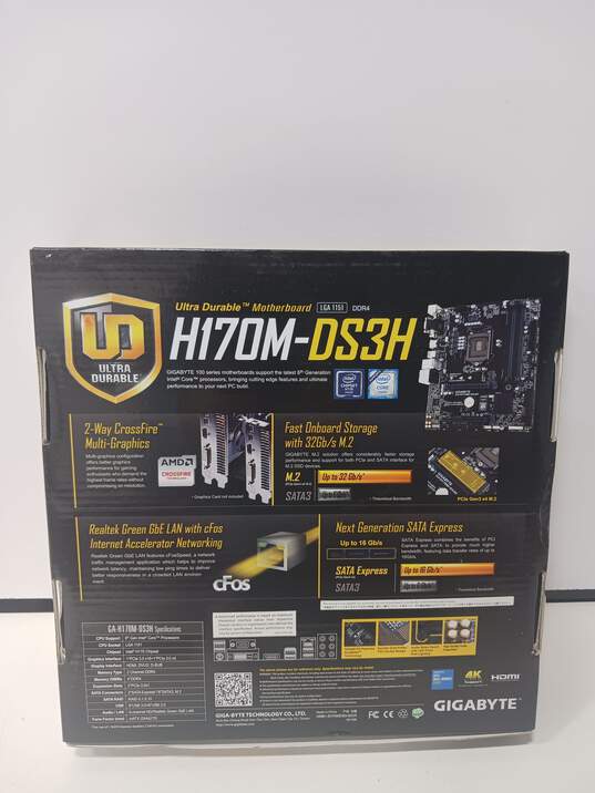 GIGABYTE H170M-DS3H ULTRA DURABLE MOTHERBOARD IN BOX image number 3