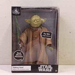Disney Parks Star Wars Talking Yoda Action Figure w/Box