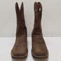 Dan Post Abram Square Toe Brown Leather Western Boots Men's Size 9.5D image number 5