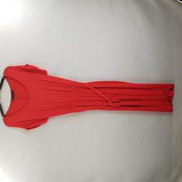 New York & Company Women Red Dress S alternative image