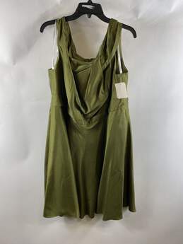 David's Bridal Green Bridesmaid Dress 22 NWT