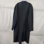 Burberry Vintage Black Button Up Trench Coat Men's Size 44L AUTHENTICATED image number 2