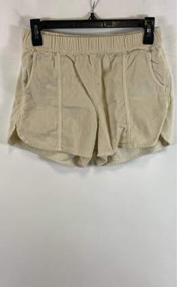 Madewell Womens Tan Elastic Waist Pull-On Mid Rise Hot Pants Shorts Size XXS