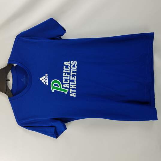 Adidas Men's T Shirt S Blue image number 1