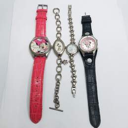 Disney Mickey Mouse & Minnie Mouse Stainless Steel Watch Collection