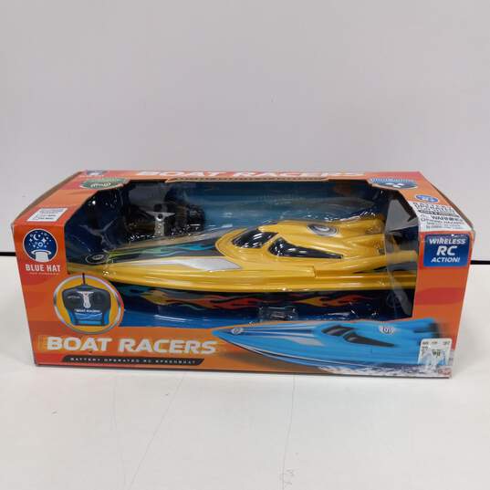Blue Hat Boat Racers RC Speedboat - IOB image number 6