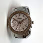 Designer Fossil ES2860 Stainless Steel Rhinestone Analog Quartz Wristwatch image number 1