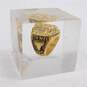 Chicago Bulls 1998 World Champs Replica Ring In Lucite image number 5