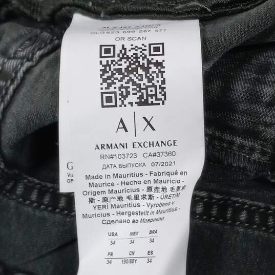 Aramani Exchange Skinny Biker Jeans Size 34 image number 4
